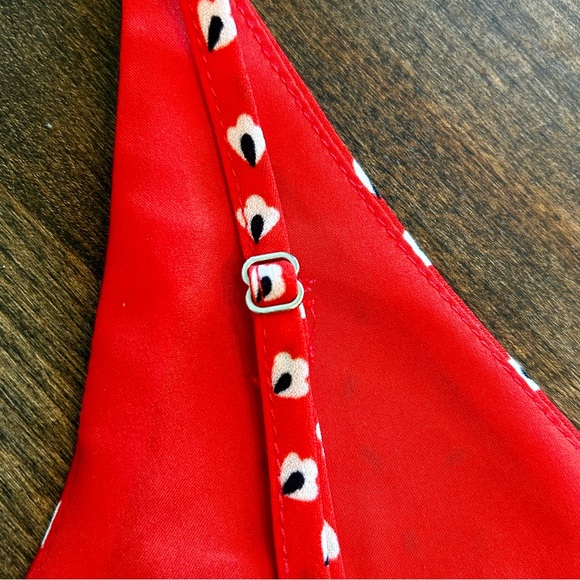 [EUC] BANANA REPUBLIC | Classic Red Floral Sleevless Blouse | Medium | Women - Picture 7 of 9